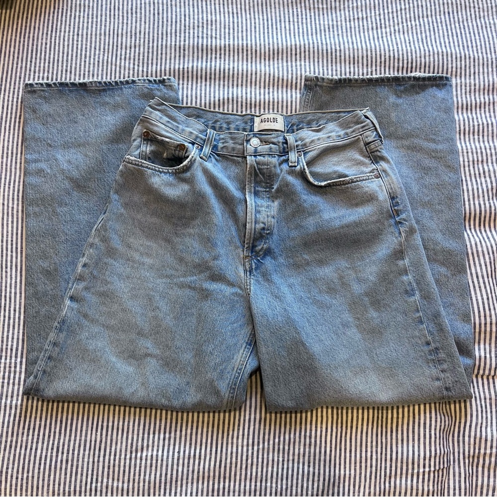 AGOLDE Low Slung Baggy Petite in Force